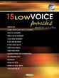 15 Low Voice Favorites-Book and CD Vocal Solo & Collections sheet music cover